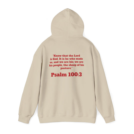 Christian Psalm 100:3 Hoodie
