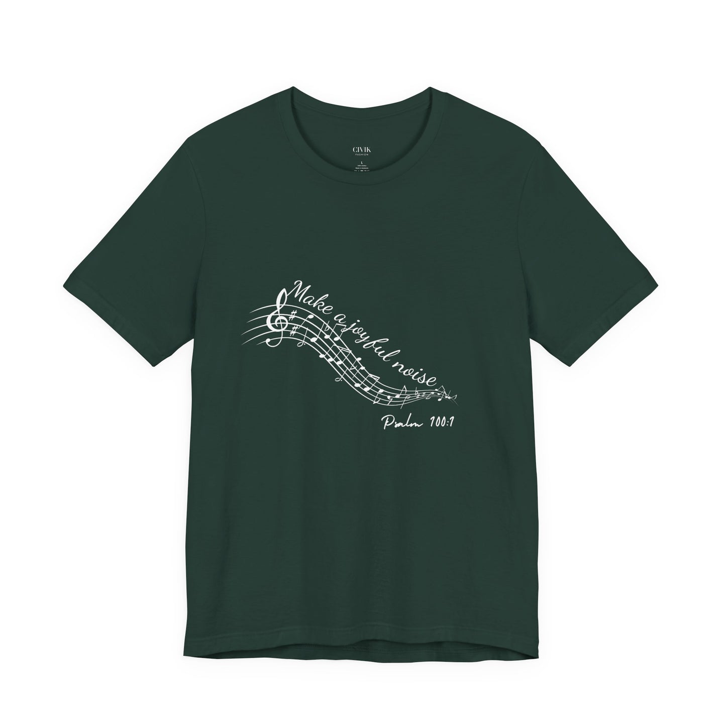 Inspirational Music Psalm T-Shirt for Music Lovers