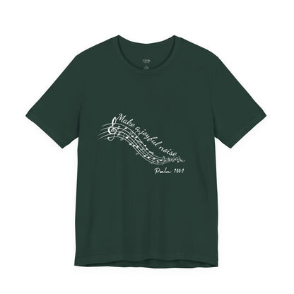 Inspirational Music Psalm T-Shirt for Music Lovers