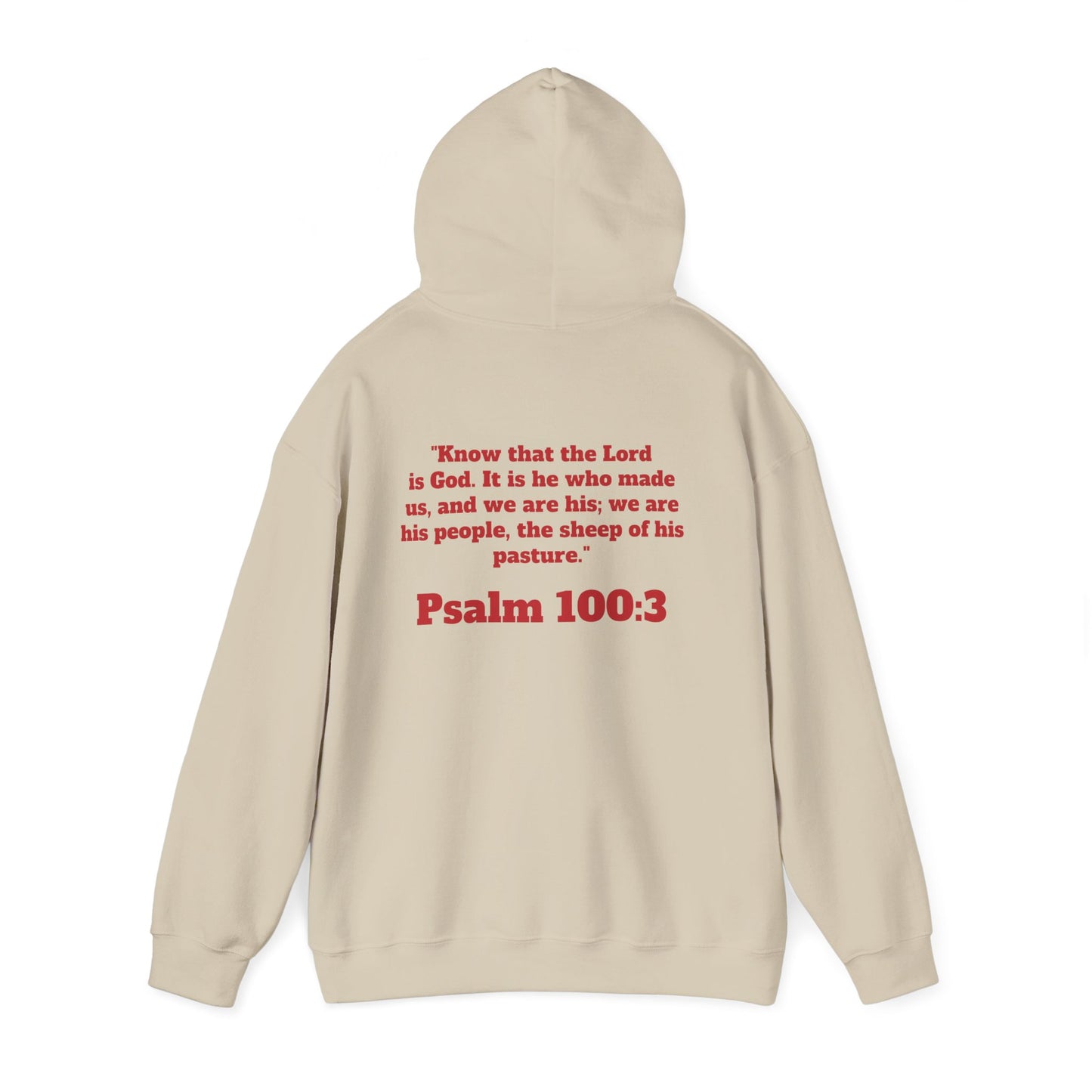 Christian Psalm 100:3 Hoodie