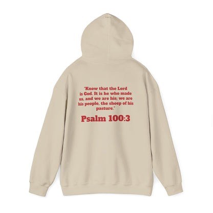 Christian Psalm 100:3 Hoodie