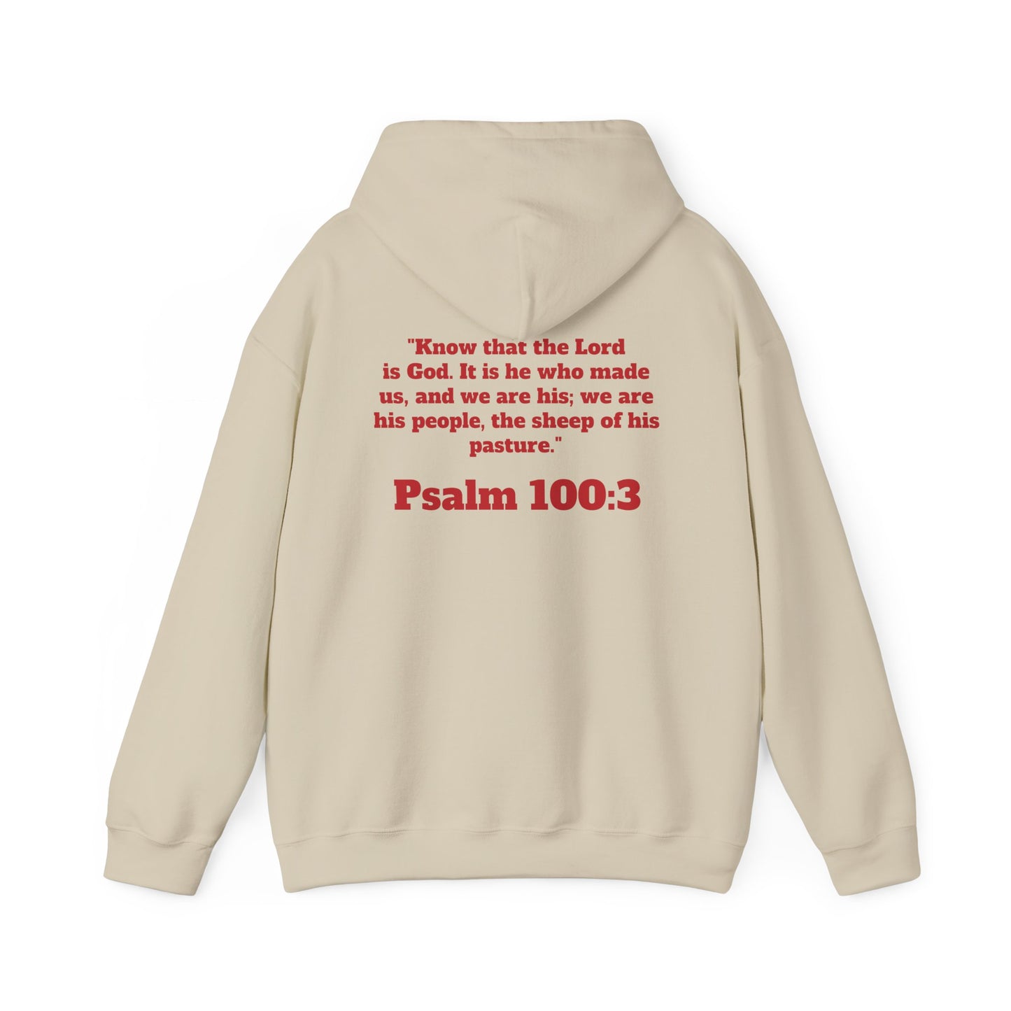 Christian Psalm 100:3 Hoodie