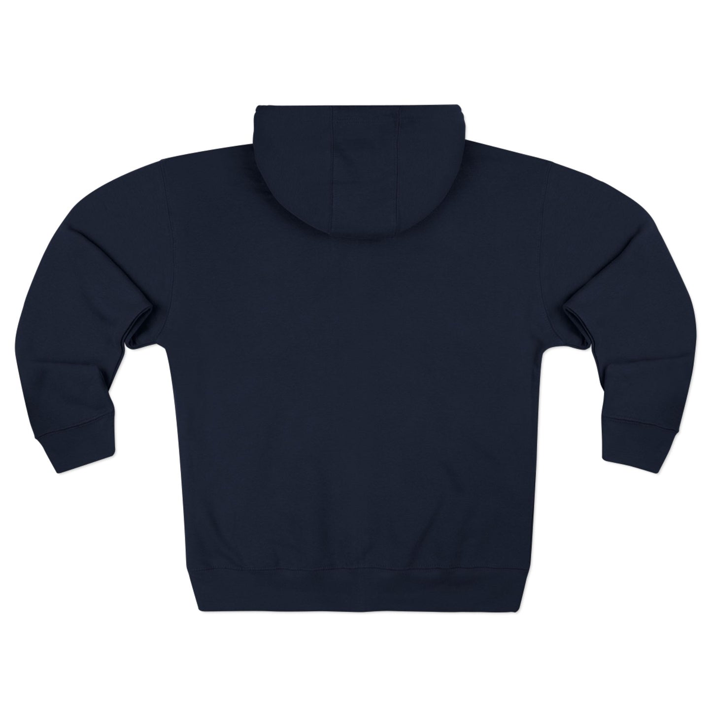 Cross Chest Zip Hoodie — Minimal Christian Faith Pullover