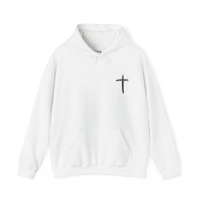 Child of God Hoodie — Heart Graphic & Cross Faith Pullover