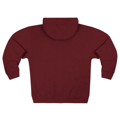 Cross Chest Zip Hoodie — Minimal Christian Faith Pullover
