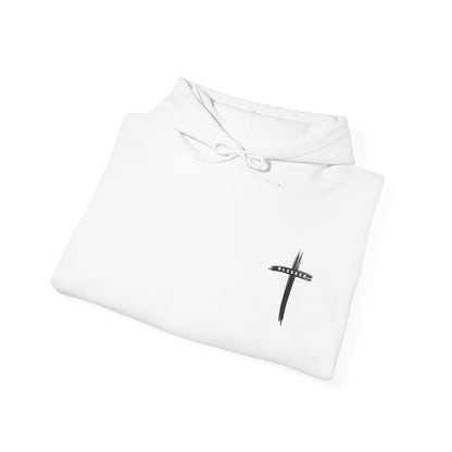 Child of God Hoodie — Heart Graphic & Cross Faith Pullover